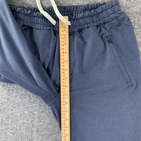 Vuori Ponto Performance Jogger Men Medium Navy Blue Drawstring Stretch Soft